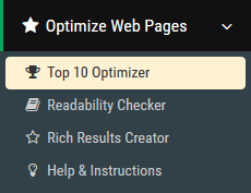 SEOprofiler - Optimize your pages for top 10 rankings on google