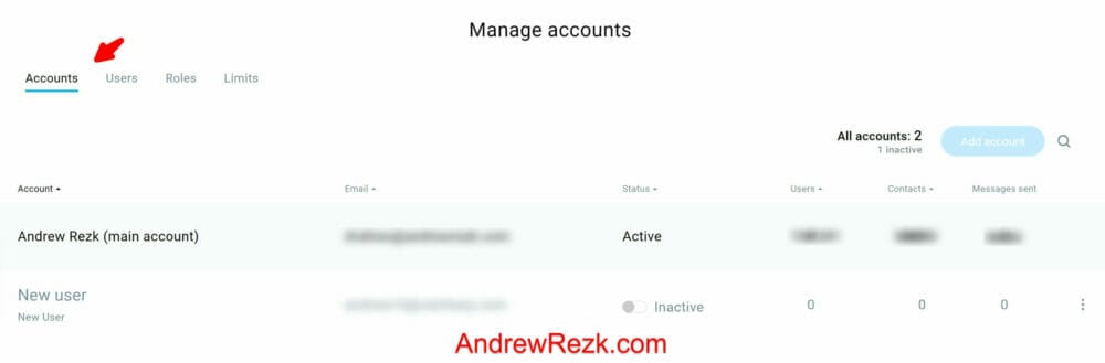 Getresponse-Accounts-and-Users-Dashboard
