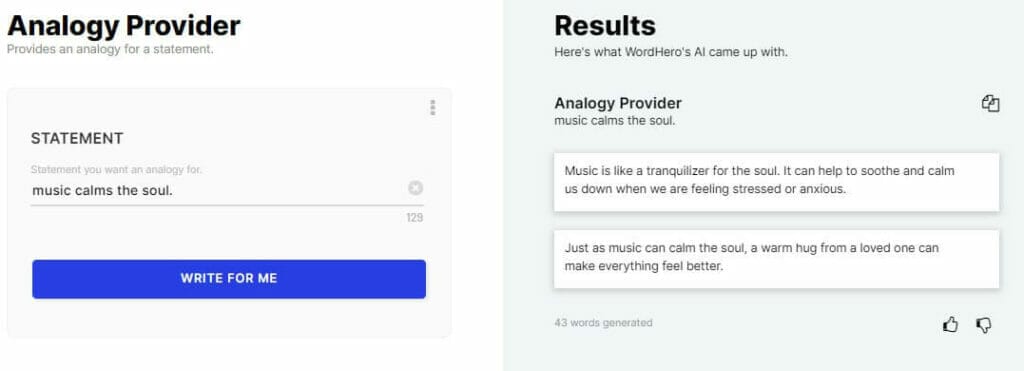 Wordhero-ai-Analogy-Provider
