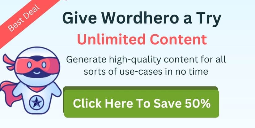 Wordhero unlimited content Get access to all the features