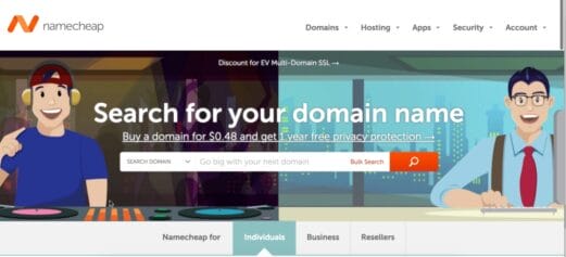 Namecheap discount